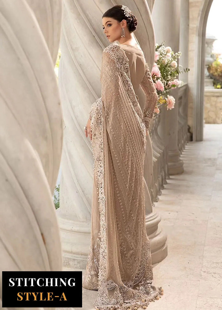 Mbroidered By Maria B Embroidered Suit Unstitched 3 Piece MB24M D-01 - Luxury Collection