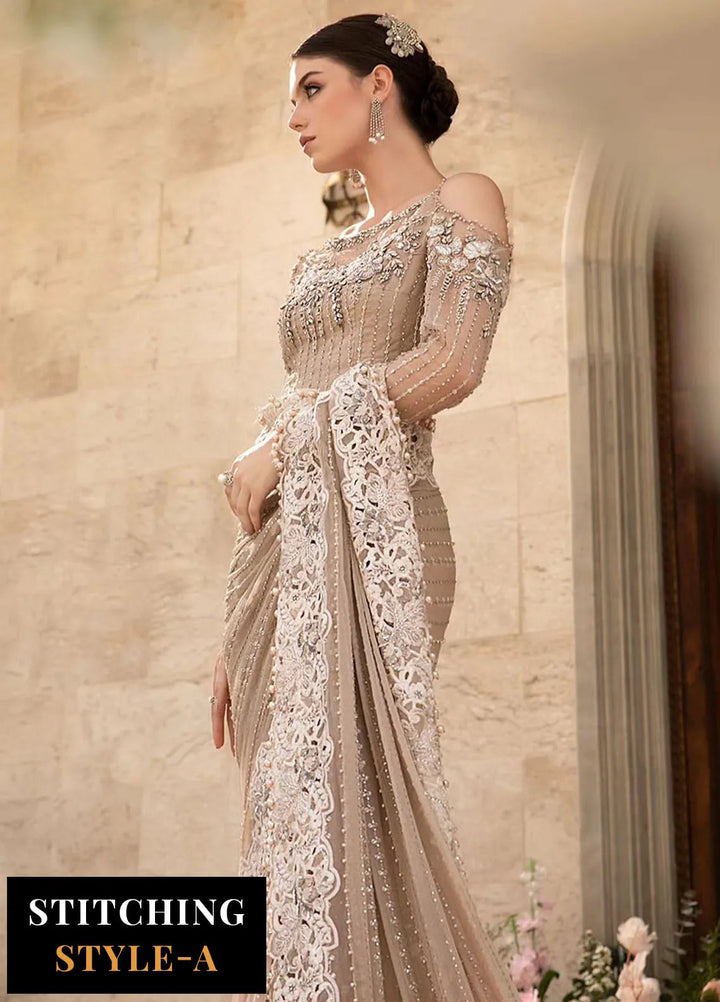 Mbroidered By Maria B Embroidered Suit Unstitched 3 Piece MB24M D-01 - Luxury Collection
