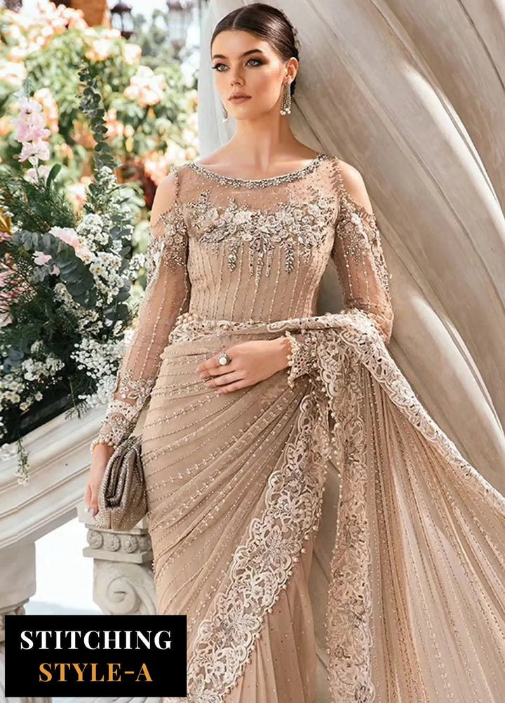 Mbroidered By Maria B Embroidered Suit Unstitched 3 Piece MB24M D-01 - Luxury Collection