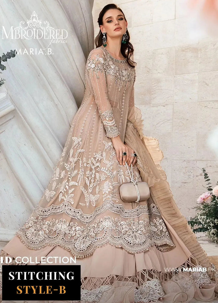 Mbroidered By Maria B Embroidered Suit Unstitched 3 Piece MB24M D-01 - Luxury Collection