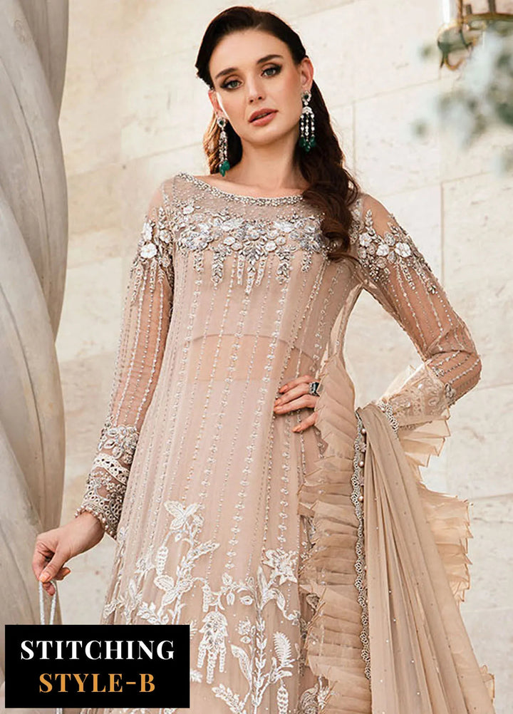 Mbroidered By Maria B Embroidered Suit Unstitched 3 Piece MB24M D-01 - Luxury Collection