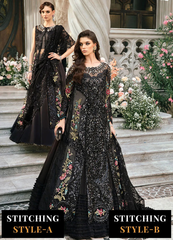 Mbroidered By Maria B Embroidered Suit Unstitched 3 Piece MB24M D-02 - Luxury Collection