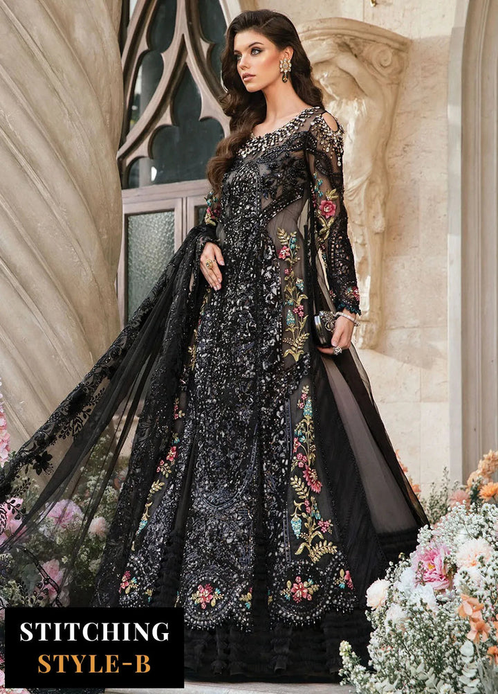 Mbroidered By Maria B Embroidered Suit Unstitched 3 Piece MB24M D-02 - Luxury Collection