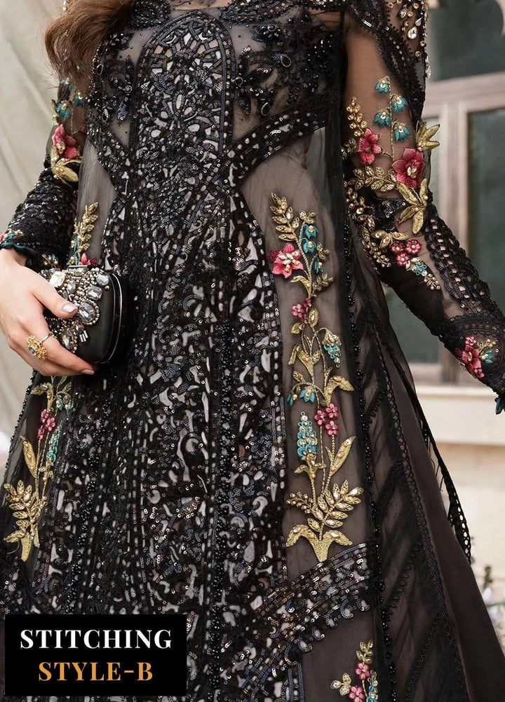 Mbroidered By Maria B Embroidered Suit Unstitched 3 Piece MB24M D-02 - Luxury Collection