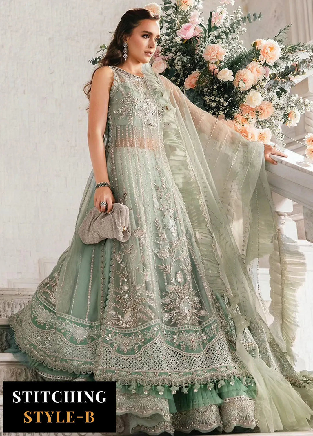 Mbroidered By Maria B Embroidered Suit Unstitched 3 Piece MB24M D-03 - Luxury Collection