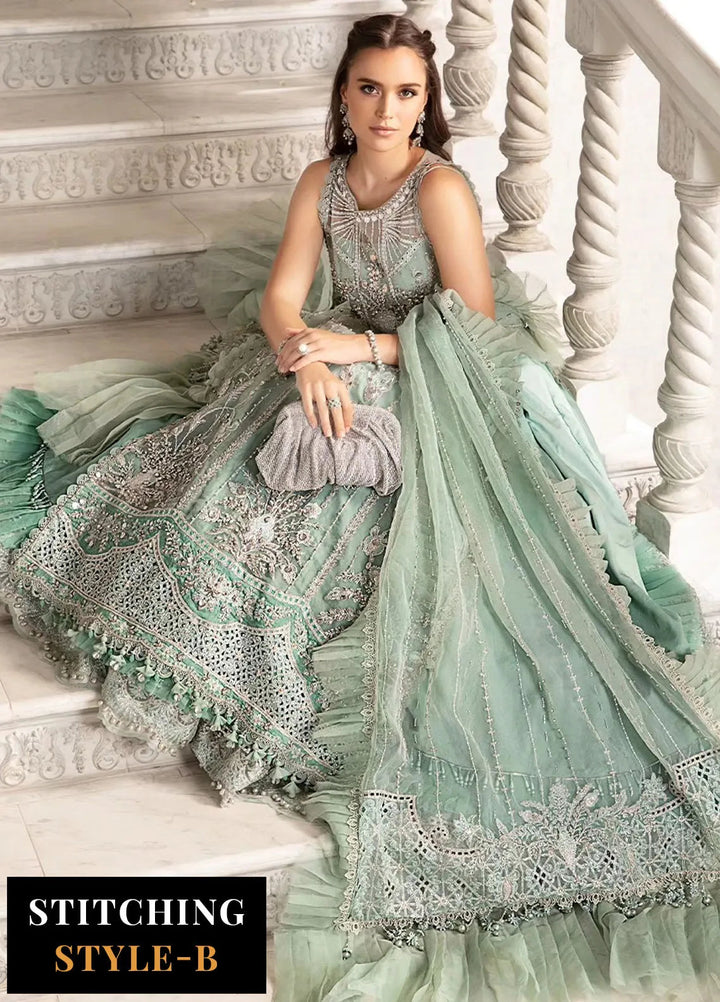 Mbroidered By Maria B Embroidered Suit Unstitched 3 Piece MB24M D-03 - Luxury Collection