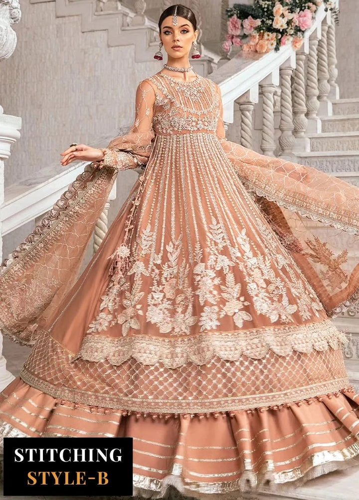 Mbroidered By Maria B Embroidered Suit Unstitched 3 Piece MB24M D-04 - Luxury Collection