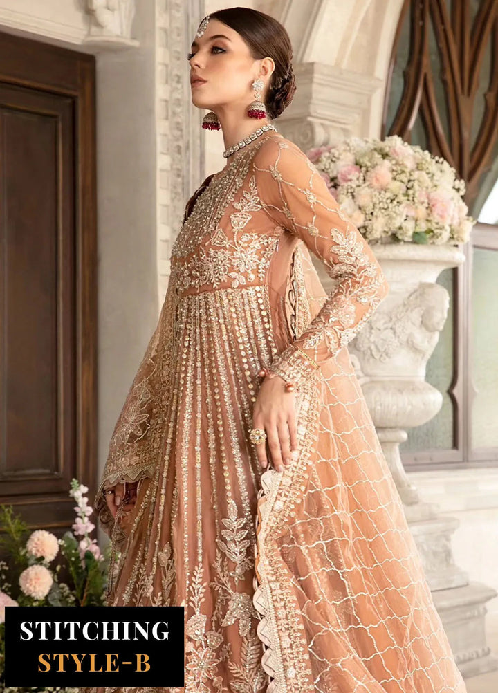 Mbroidered By Maria B Embroidered Suit Unstitched 3 Piece MB24M D-04 - Luxury Collection