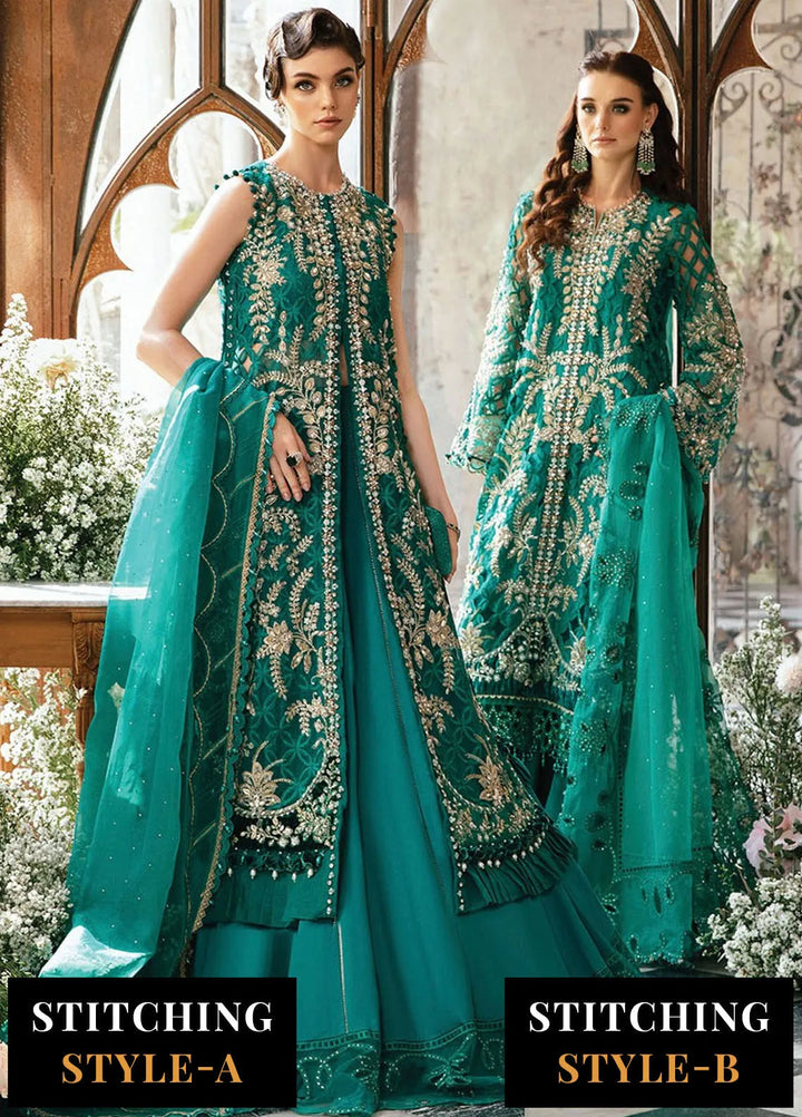 Mbroidered By Maria B Embroidered Suit Unstitched 3 Piece MB24M D-06 - Luxury Collection