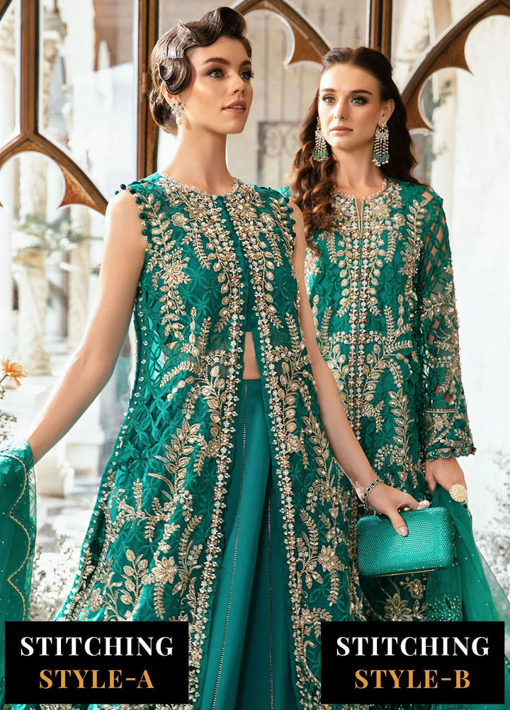 Mbroidered By Maria B Embroidered Suit Unstitched 3 Piece MB24M D-06 - Luxury Collection