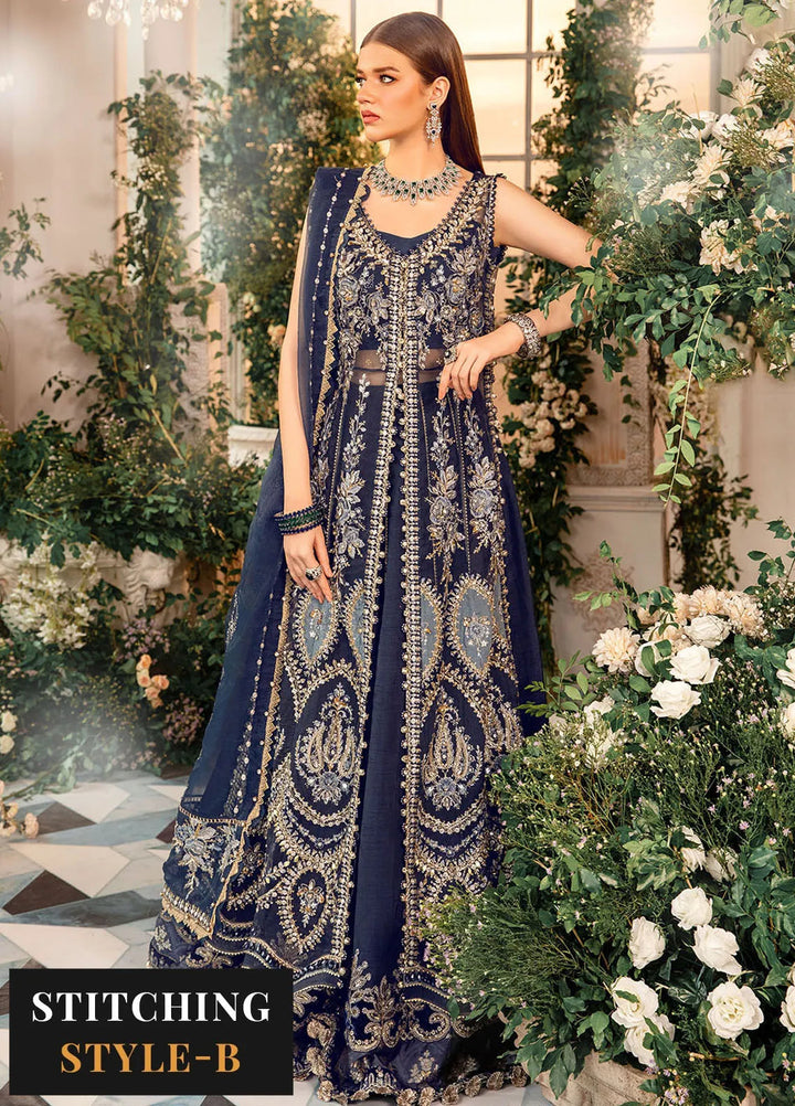 Mbroidered By Maria B Embroidered Suit Unstitched 3 Piece MB24MW D-01 - Wedding Collection