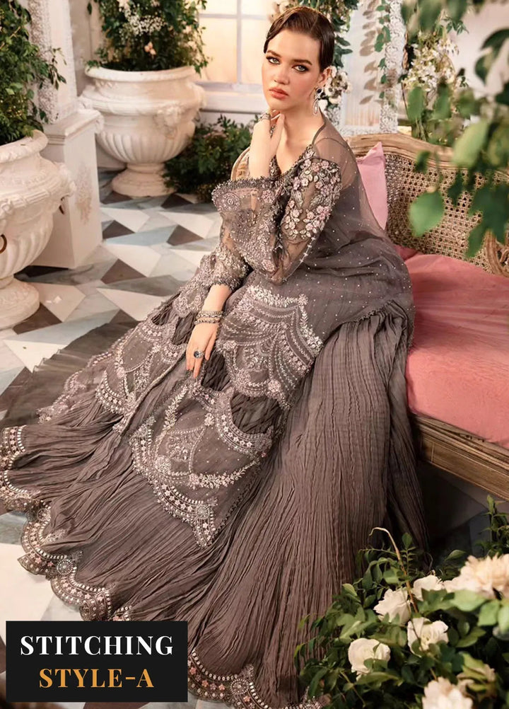 Mbroidered By Maria B Embroidered Suit Unstitched 3 Piece MB24MW D-02 - Wedding Collection