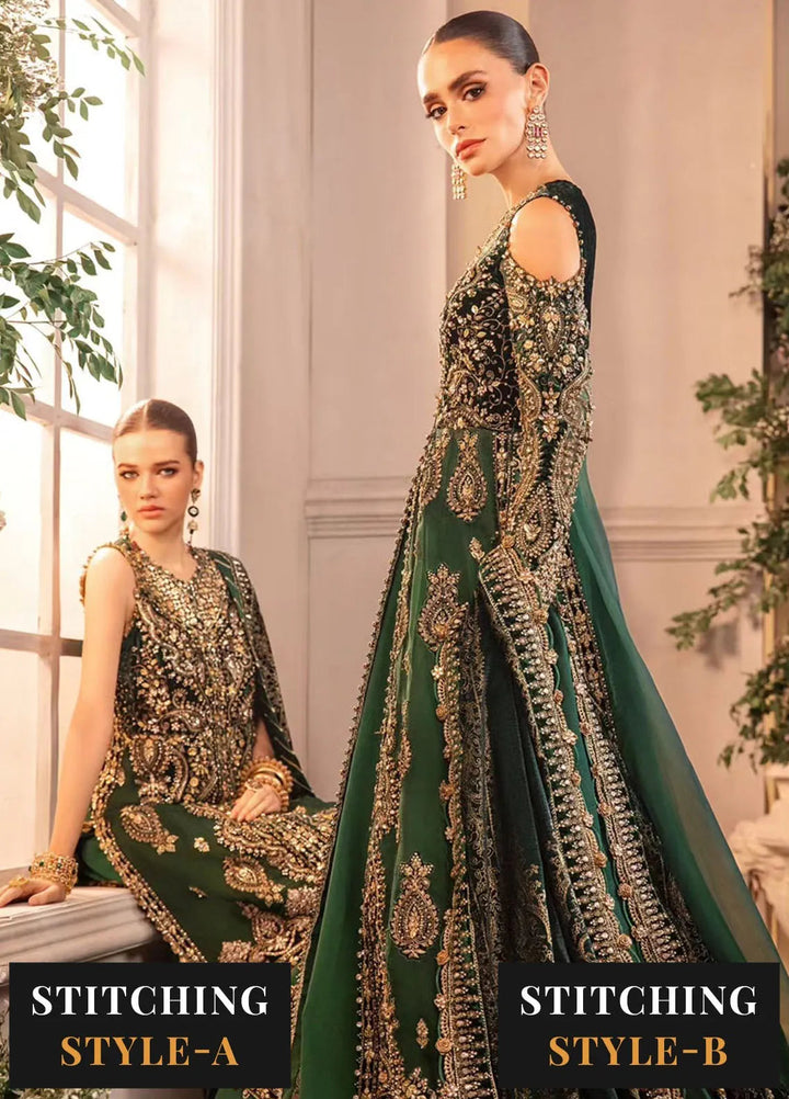 Mbroidered By Maria B Embroidered Suit Unstitched 3 Piece MB24MW D-04 - Wedding Collection