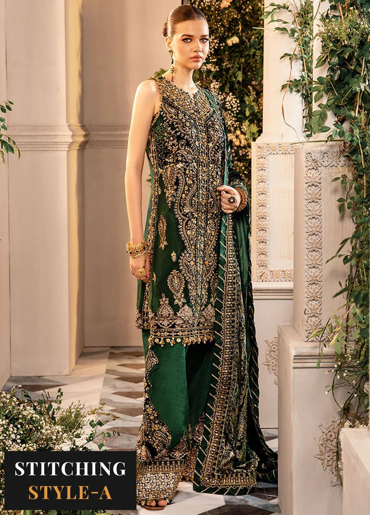 Mbroidered By Maria B Embroidered Suit Unstitched 3 Piece MB24MW D-04 - Wedding Collection