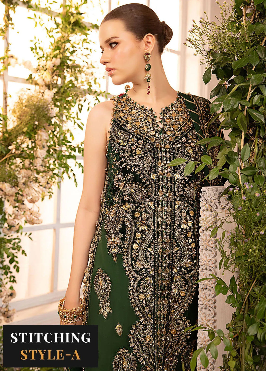Mbroidered By Maria B Embroidered Suit Unstitched 3 Piece MB24MW D-04 - Wedding Collection