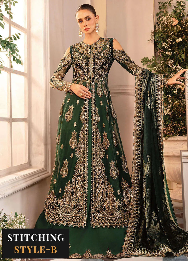 Mbroidered By Maria B Embroidered Suit Unstitched 3 Piece MB24MW D-04 - Wedding Collection