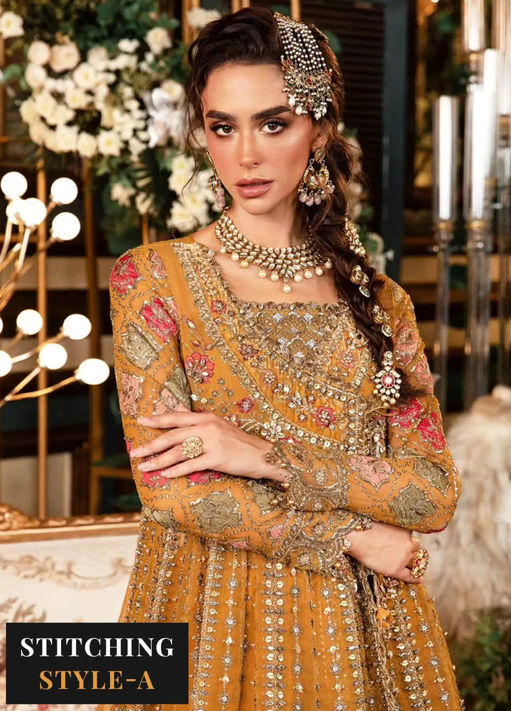 Mbroidered By Maria B Embroidered Suit Unstitched 3 Piece MB24MW D-07 - Wedding Collection