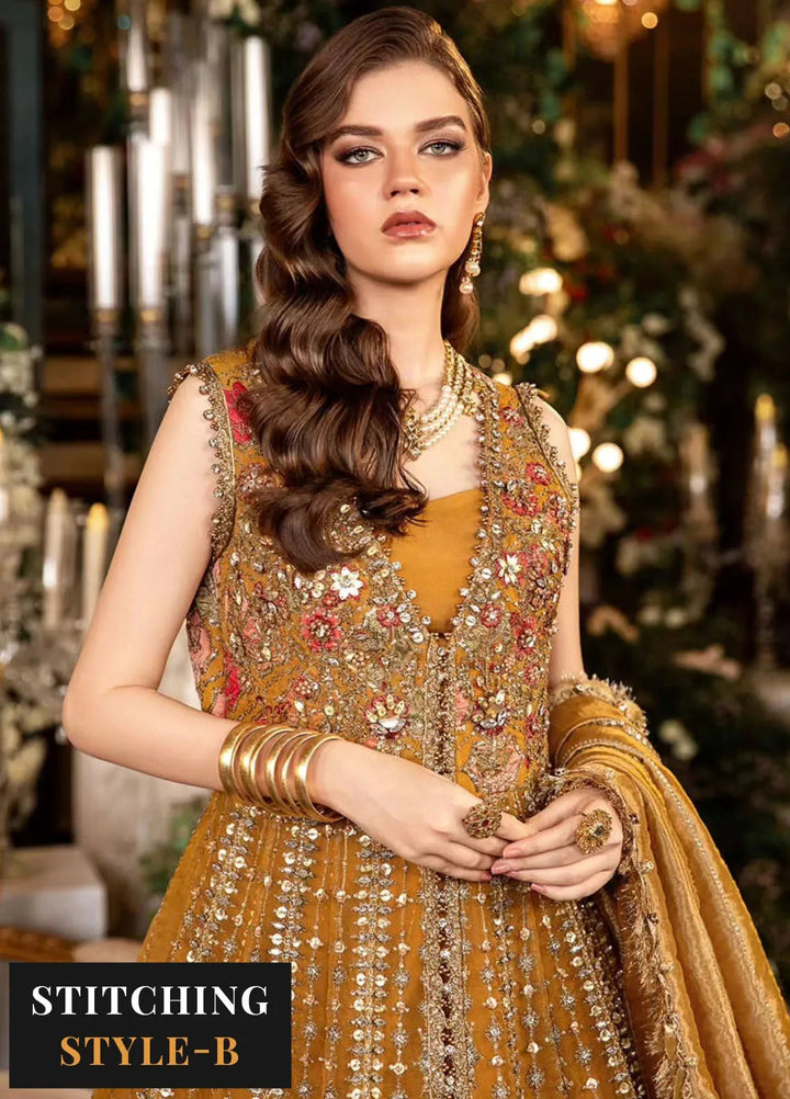 Mbroidered By Maria B Embroidered Suit Unstitched 3 Piece MB24MW D-07 - Wedding Collection