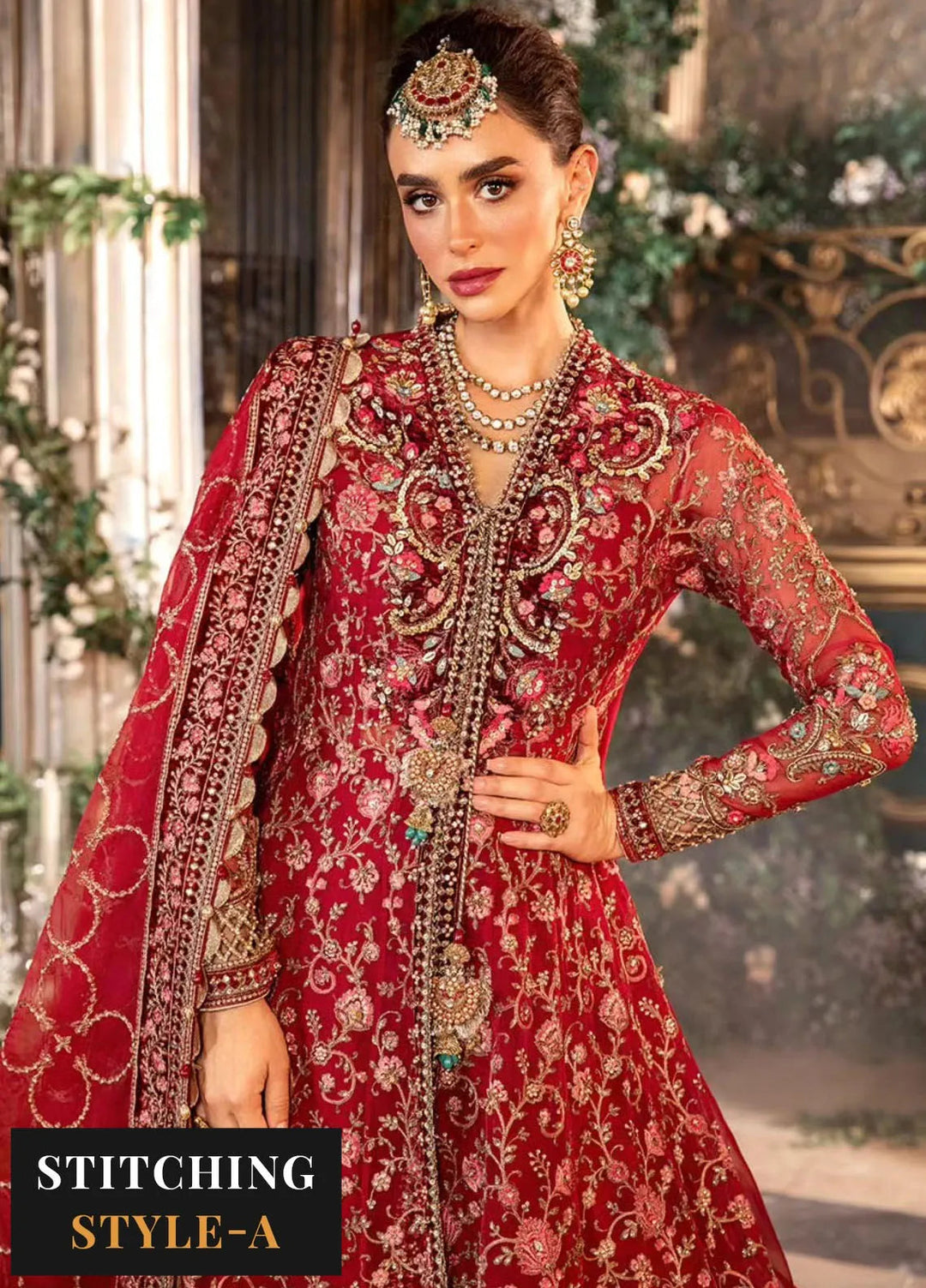 Mbroidered By Maria B Embroidered Suit Unstitched 3 Piece MB24MW D-08 - Wedding Collection