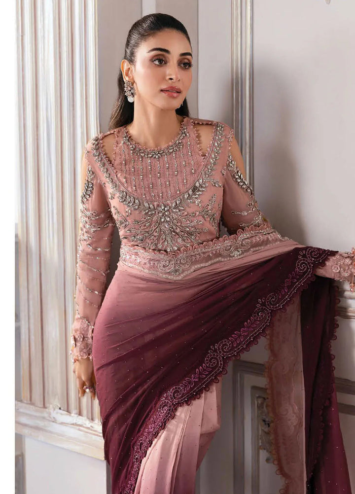 Mbroidered by Maria B Embroidered Suits Unstitched 3 Piece MB25MF D-01 - Formals Collection