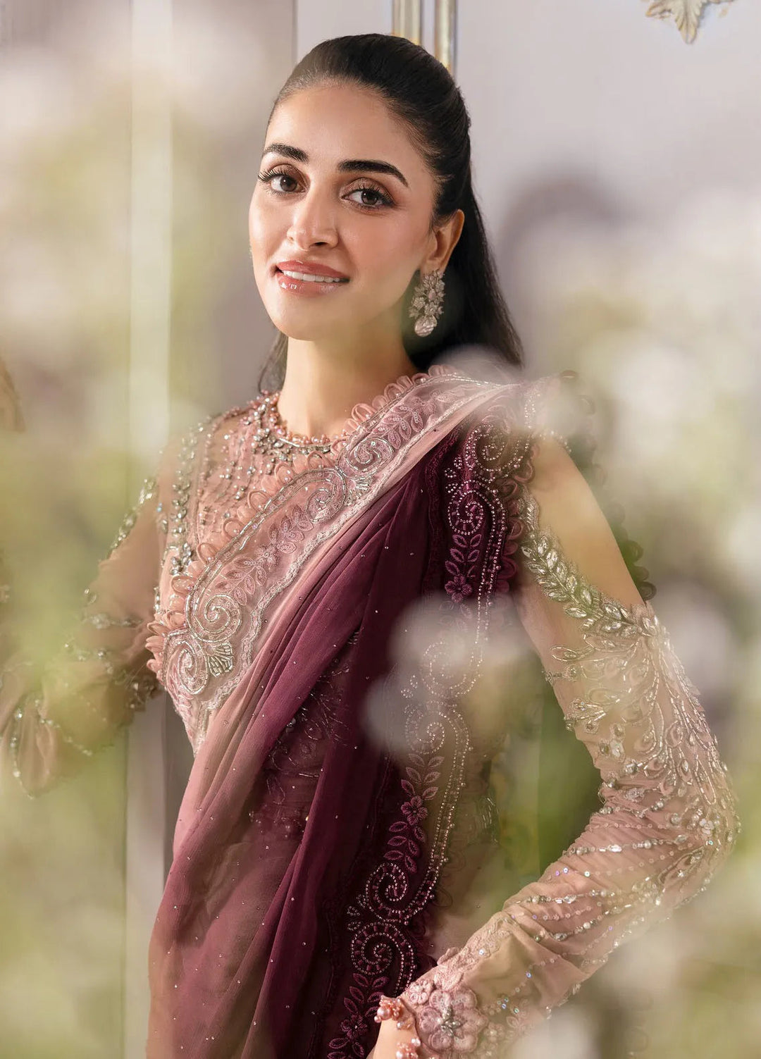 Mbroidered by Maria B Embroidered Suits Unstitched 3 Piece MB25MF D-01 - Formals Collection