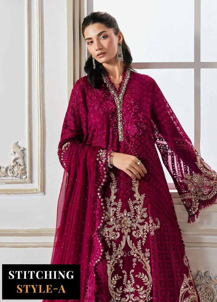 Mbroidered by Maria B Embroidered Suits Unstitched 3 Piece MB25MF D-03 - Formals Collection