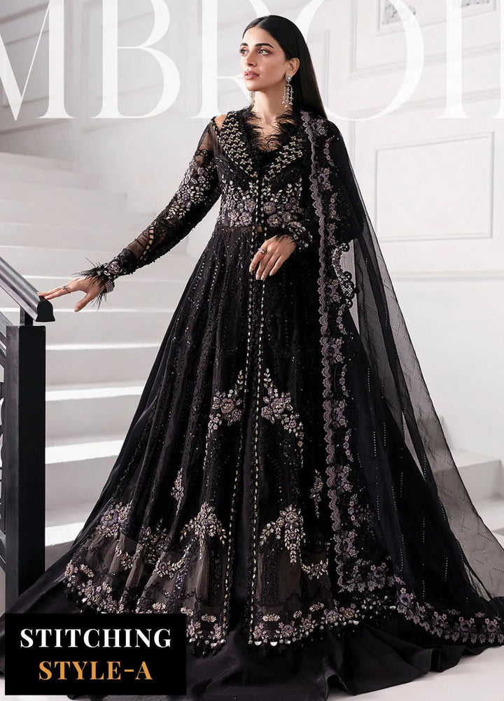 Mbroidered by Maria B Embroidered Suits Unstitched 3 Piece MB25MF D-04 - Formals Collection