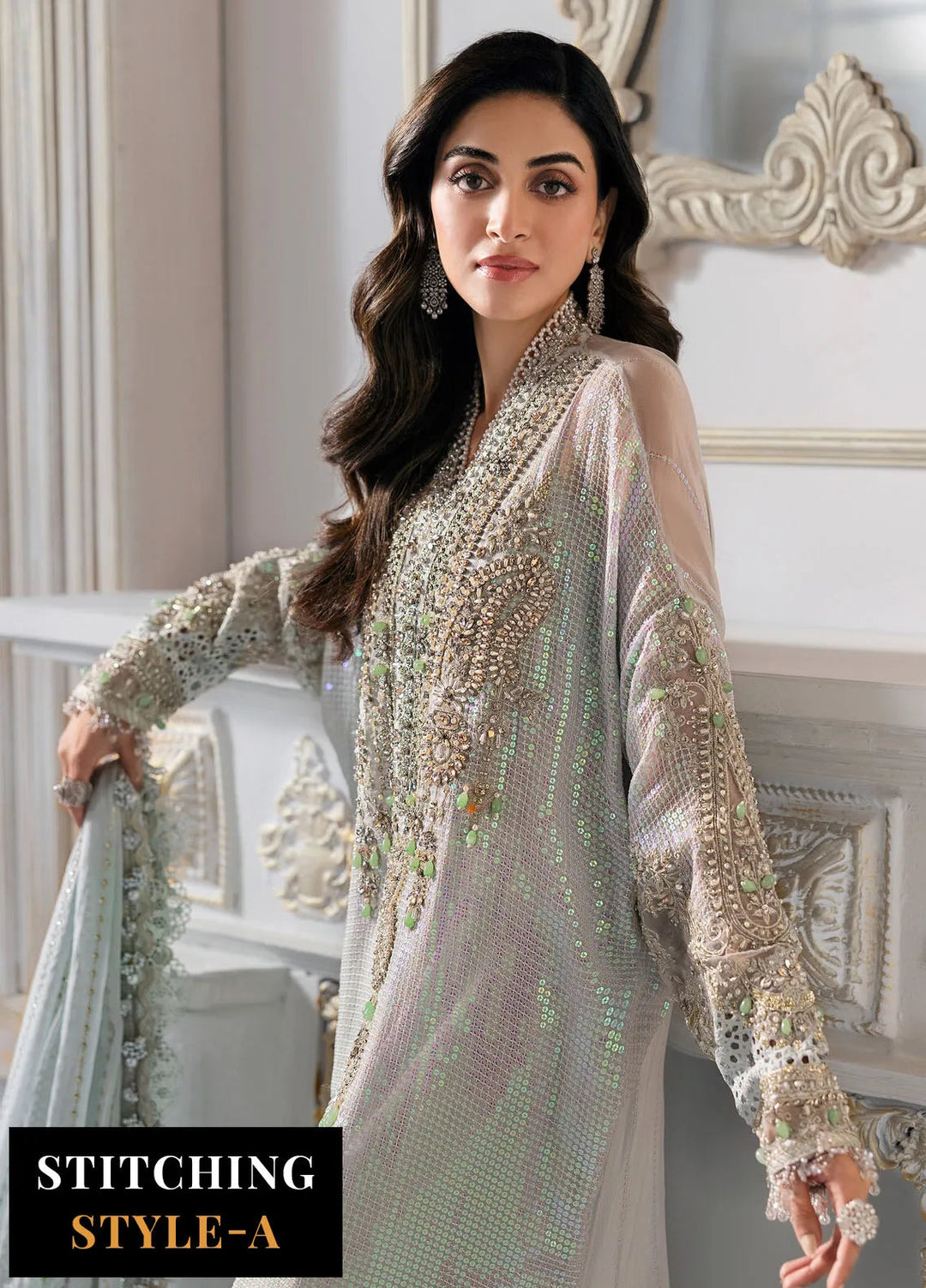 Mbroidered by Maria B Embroidered Suits Unstitched 3 Piece MB25MF D-05 - Formals Collection