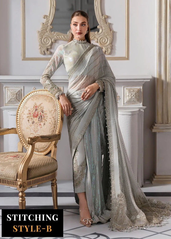 Mbroidered by Maria B Embroidered Suits Unstitched 3 Piece MB25MF D-05 - Formals Collection