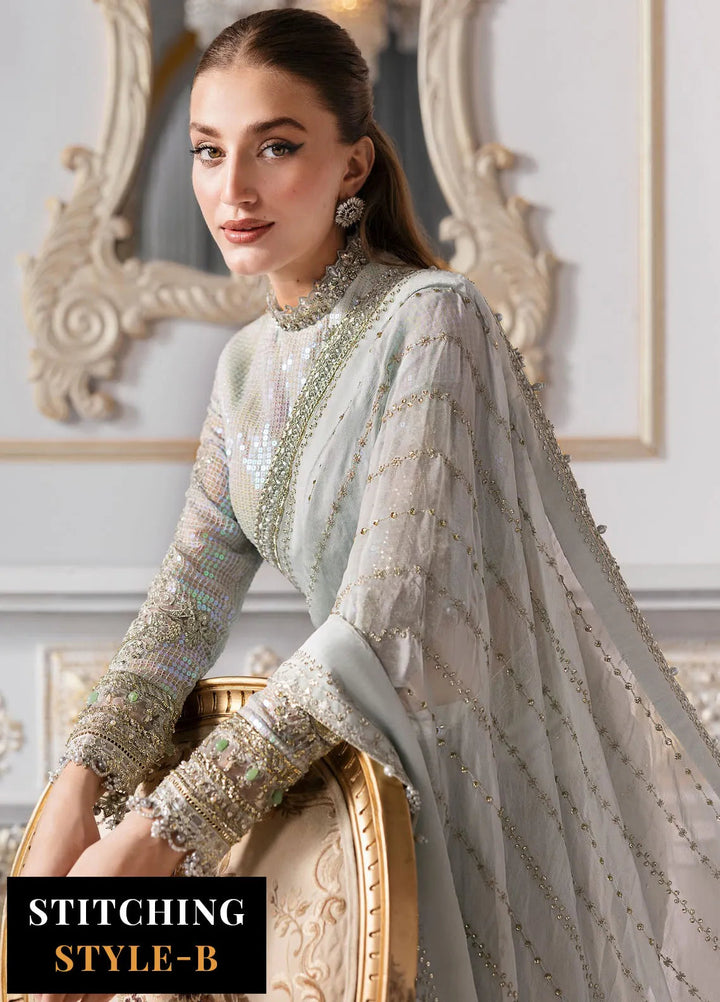 Mbroidered by Maria B Embroidered Suits Unstitched 3 Piece MB25MF D-05 - Formals Collection