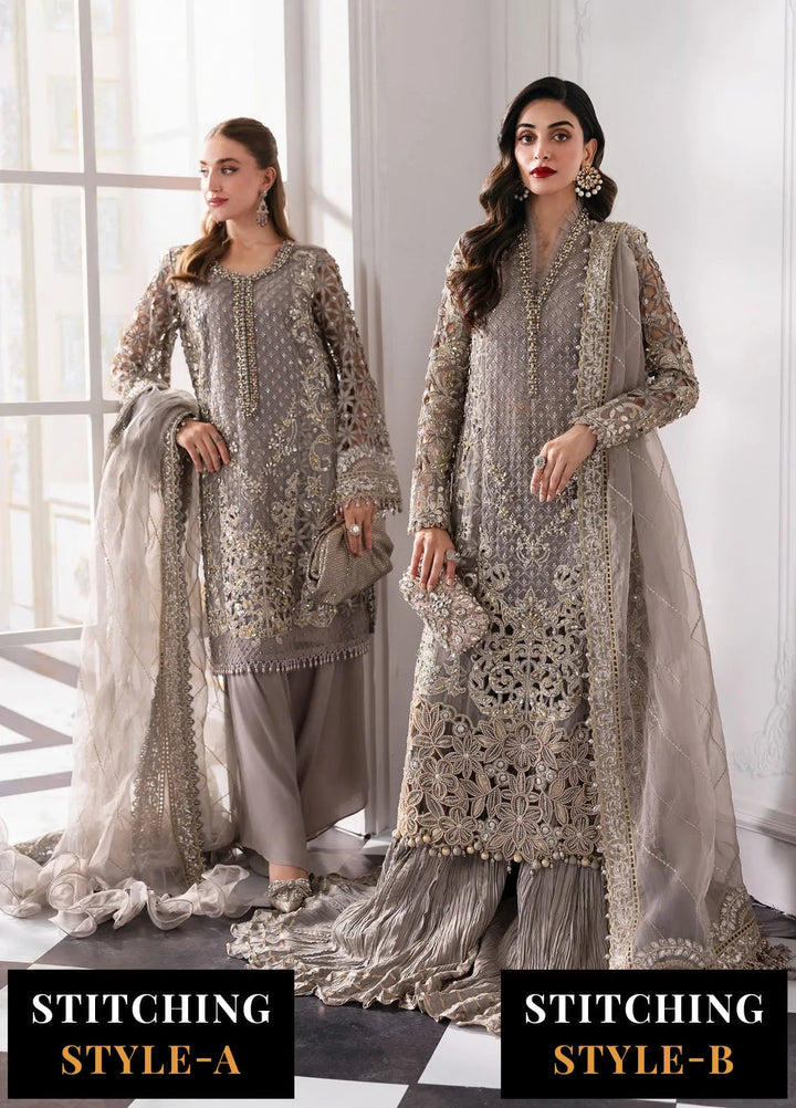 Mbroidered by Maria B Embroidered Suits Unstitched 3 Piece MB25MF D-06 - Formals Collection