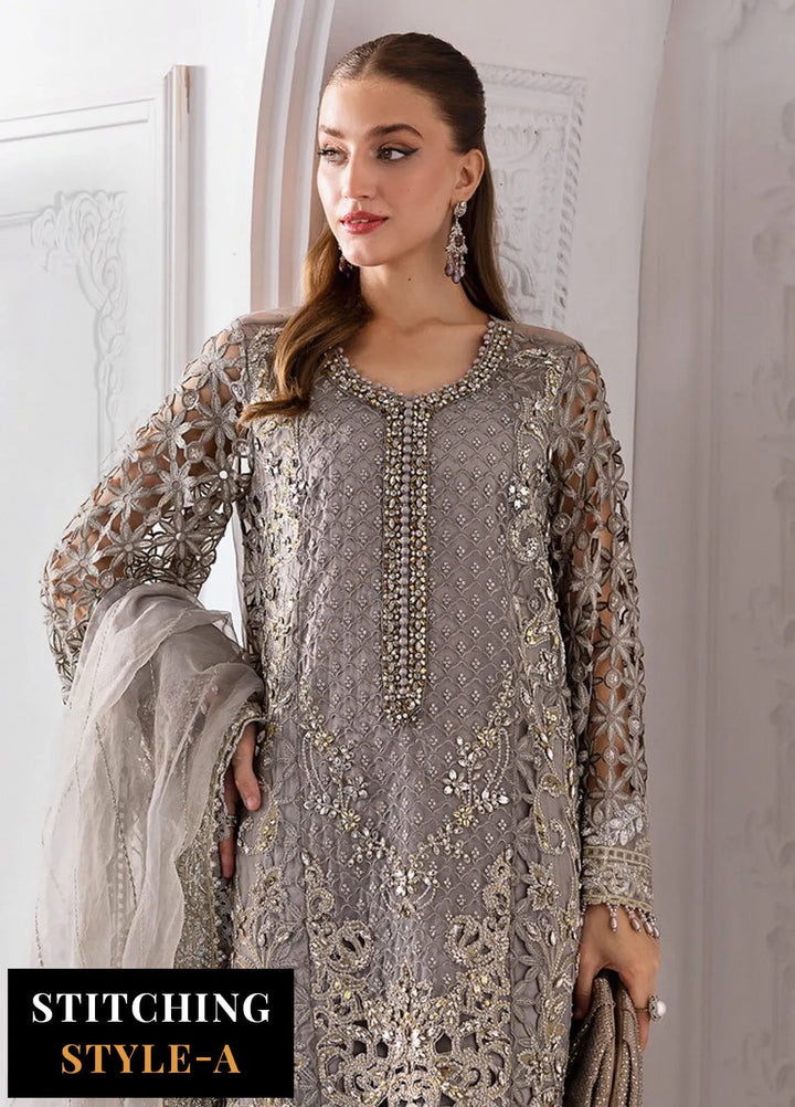 Mbroidered by Maria B Embroidered Suits Unstitched 3 Piece MB25MF D-06 - Formals Collection