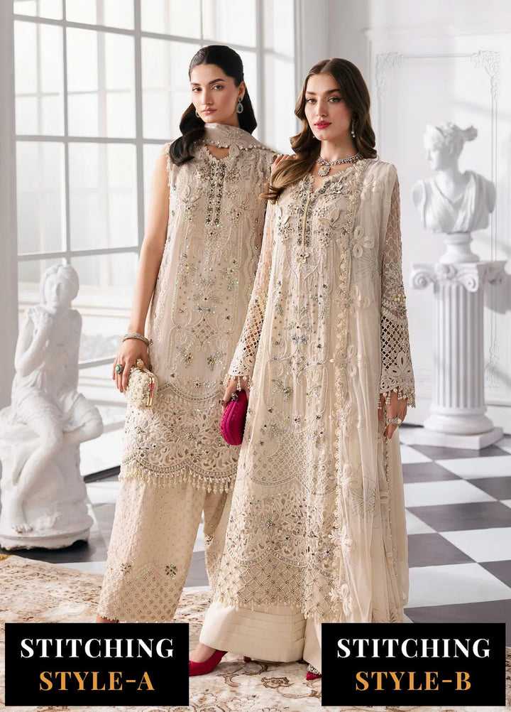 Mbroidered by Maria B Embroidered Suits Unstitched 3 Piece MB25MF D-07 - Formals Collection