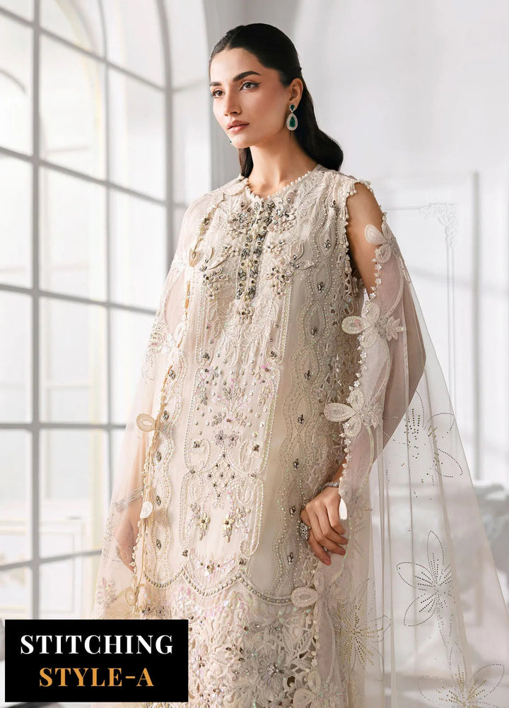 Mbroidered by Maria B Embroidered Suits Unstitched 3 Piece MB25MF D-07 - Formals Collection