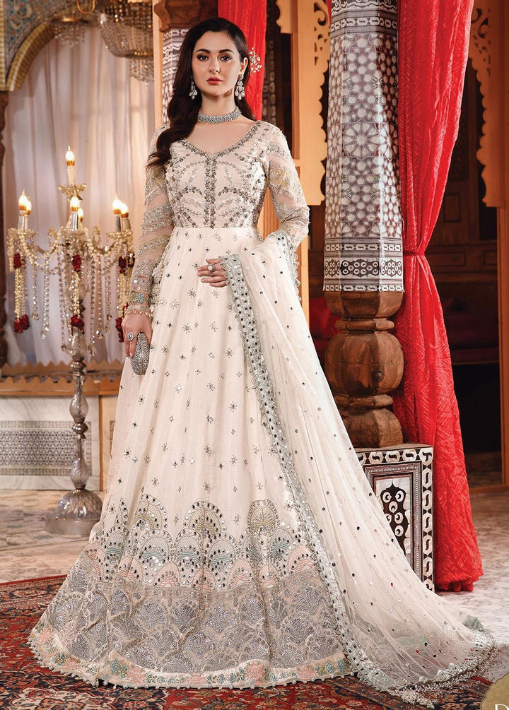 Mbroidered by Maria B Embroidered Raw Silk Suits Unstitched 3 Piece MB22WD D2 - Wedding Collection