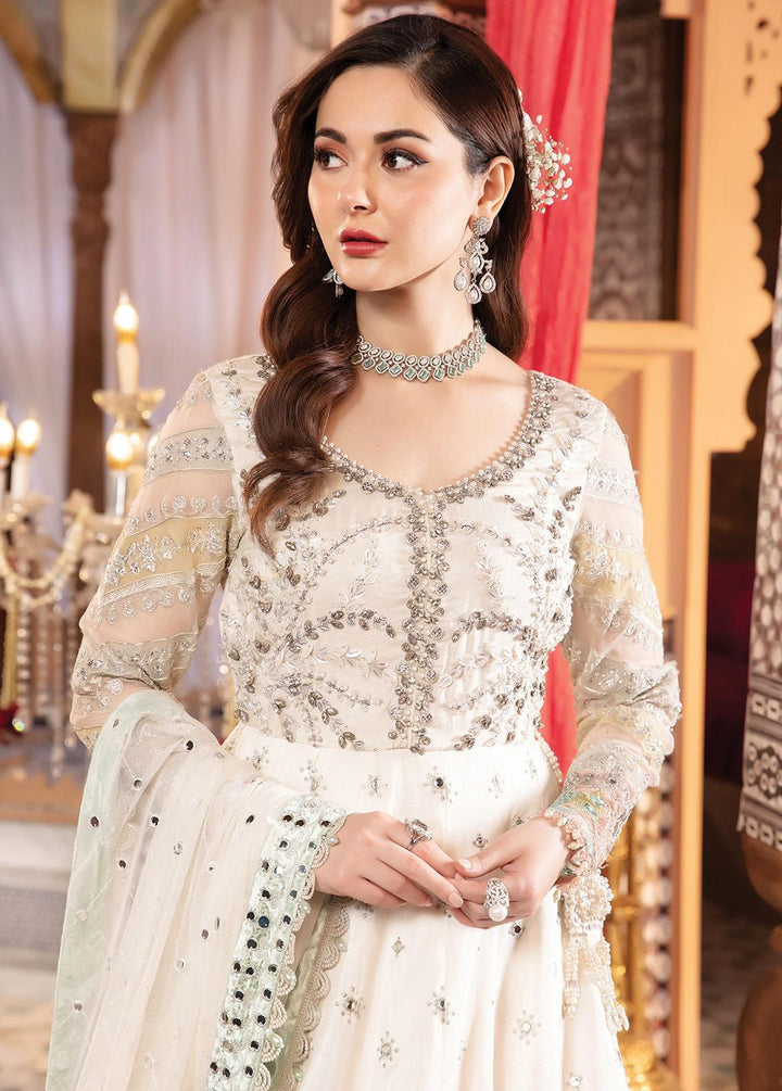 Mbroidered by Maria B Embroidered Raw Silk Suits Unstitched 3 Piece MB22WD D2 - Wedding Collection
