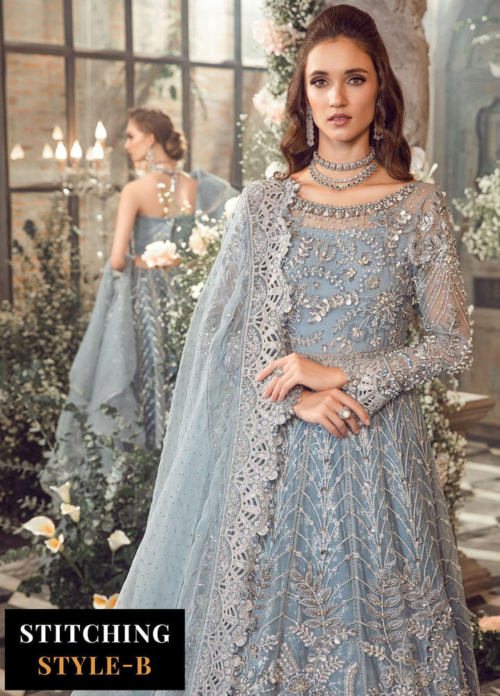 Mbroidered By Maria B Embroidered Organza Suits Unstitched 4 Piece MB23MW D2 - Luxury Collection