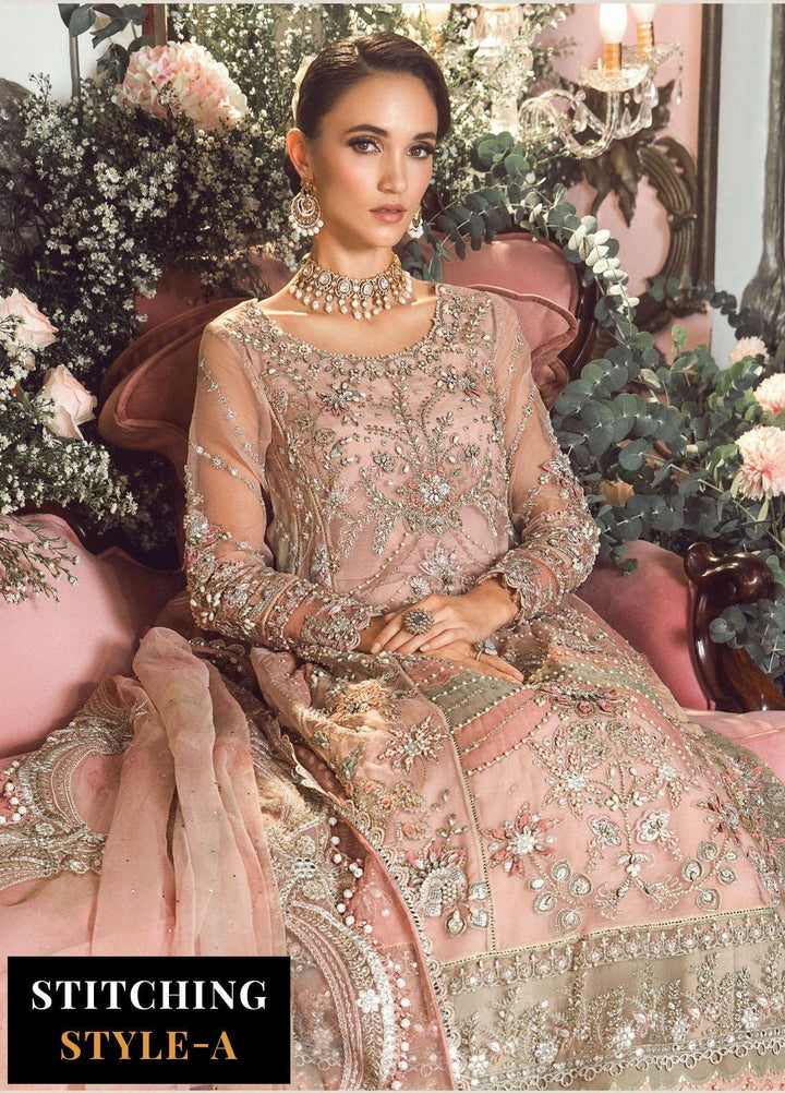 Mbroidered By Maria B Embroidered Organza Suits Unstitched 4 Piece MB23MW D6 - Luxury Collection