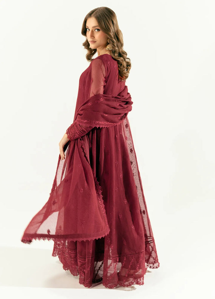 Sahane Pret Embroidered Cotton Net 3 Piece Suit ME 24001 Aurelia