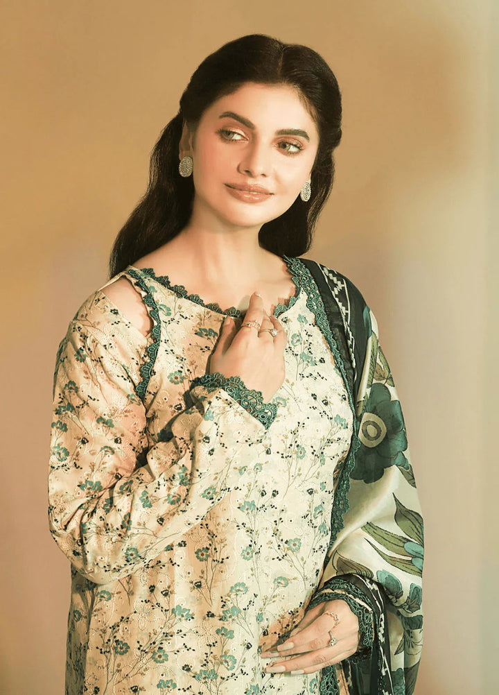 Meadow Freesia by Ziara Printed Cotton Suits Unstitched 3 Piece ZI24MF Fiona - Casual Collection