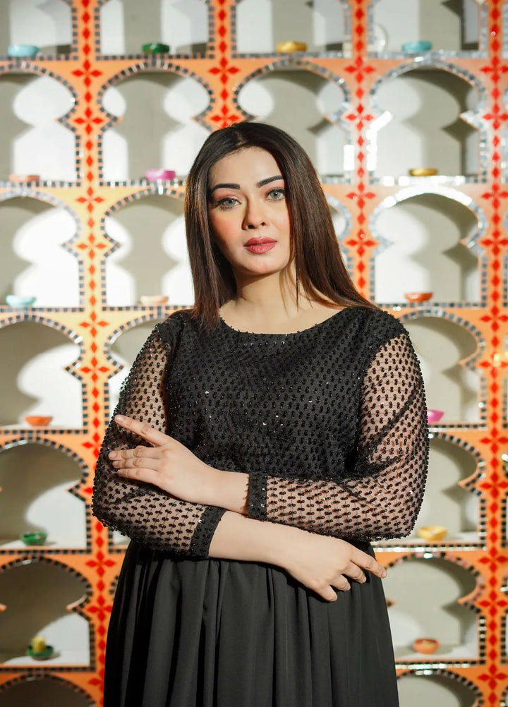 Mebae Apparels Pret 1 Piece Ebony Elegance Maxi