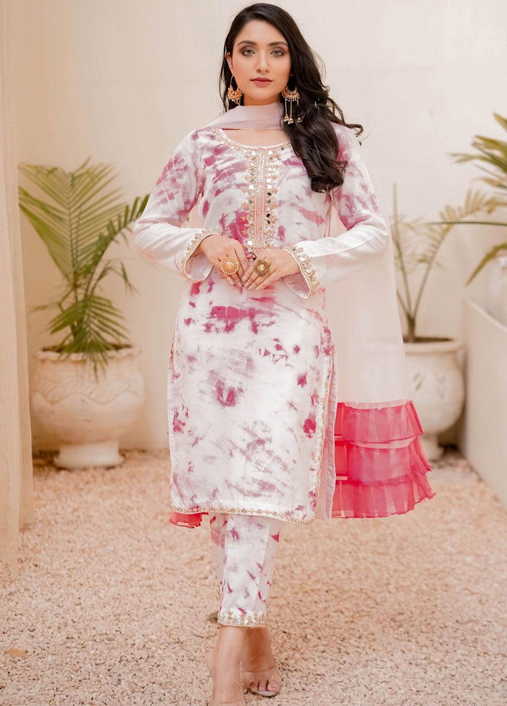 Meerab Shahid Pret  Raw Silk 2 Piece MS22LP Rang Reza