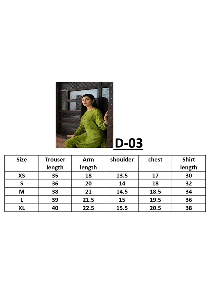 Meerab Shahid Pret  Katan 2 Piece D-03