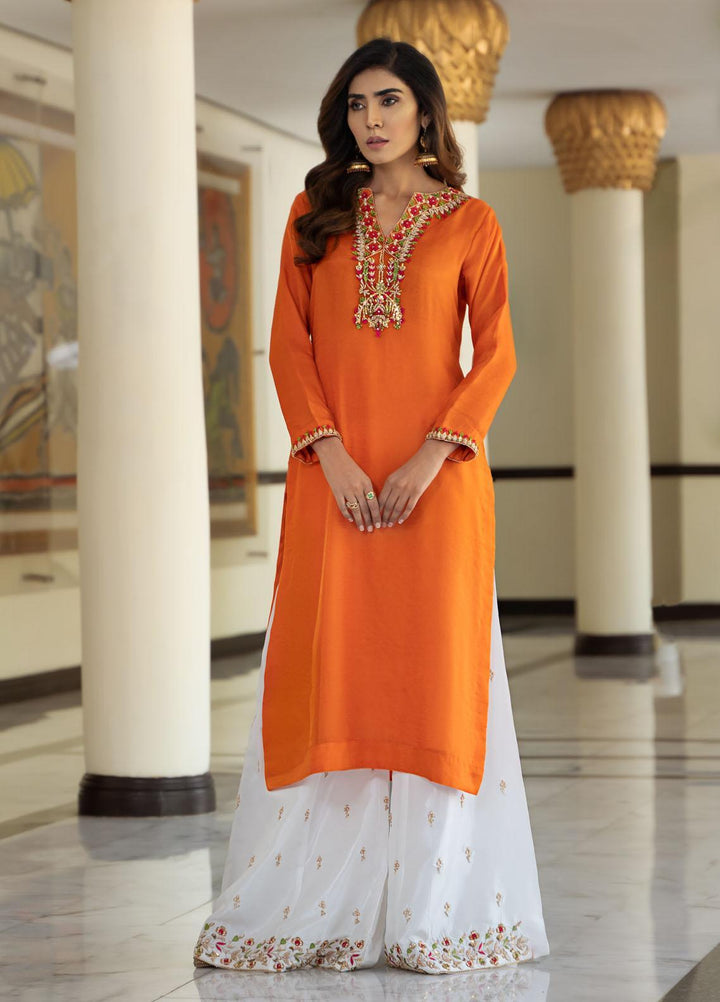 Meerab Shahid Pret  Raw Silk 2 Piece D-02