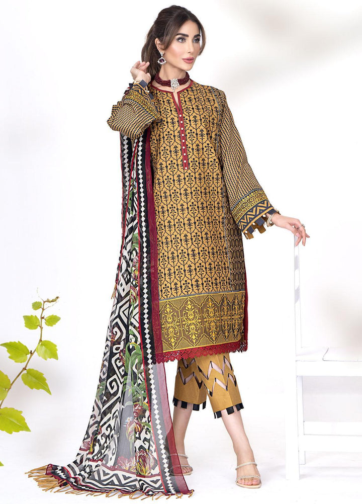Meerak Embroidered Lawn Suits Unstitched 3 Piece MRK23CC Ralli - Summer Collection