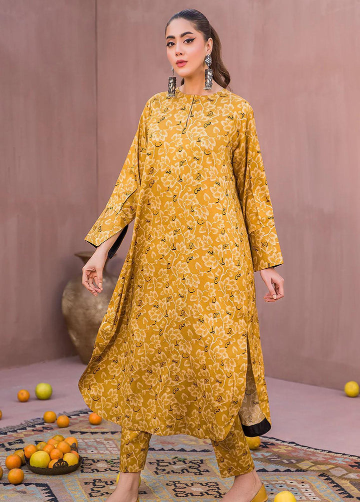Meerak Printed Linen Suits Unstitched 2 Piece MRK23CW Sair - Winter Collection