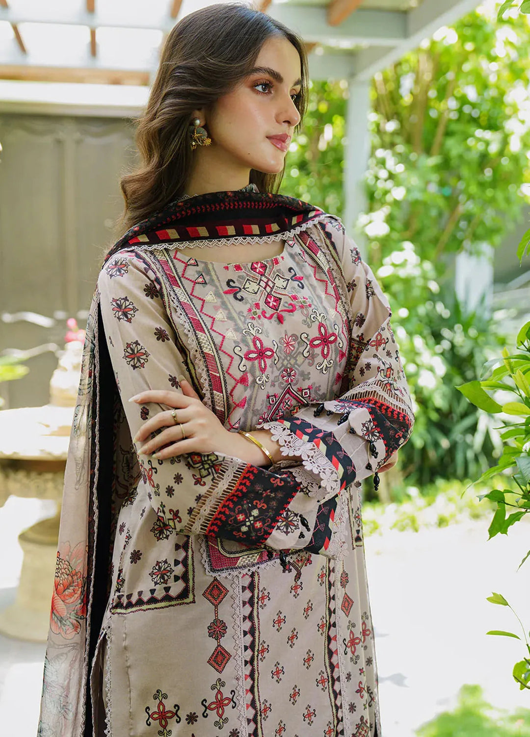 Meerak Embroidered  Suits Unstitched 3 Piece MRK24S Amalfi - Summer Collection
