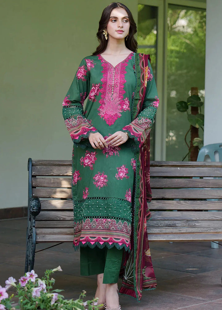 Meerak Embroidered  Suits Unstitched 3 Piece MRK24S Gardenia - Summer Collection