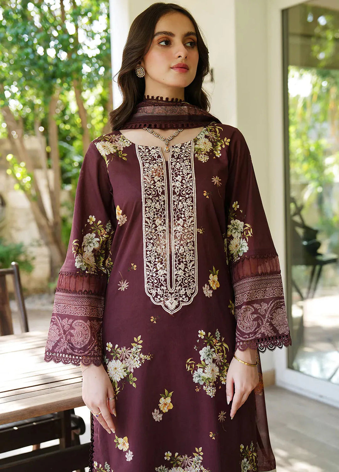 Meerak Embroidered  Suits Unstitched 3 Piece MRK24S Maya - Summer Collection