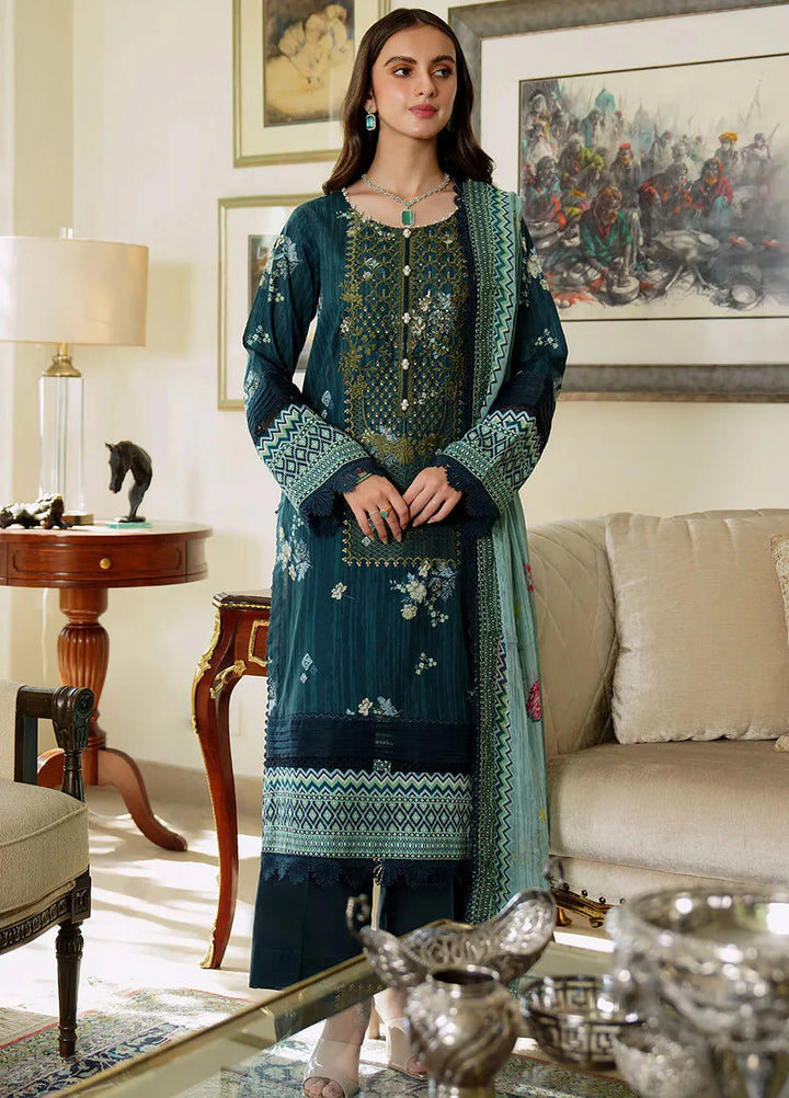 Meerak Embroidered  Suits Unstitched 3 Piece MRK24S Naveera - Summer Collection